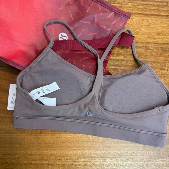 New Lululemon Flow Y Bra Nulu Light Support size 10 - Picture 5 of 8